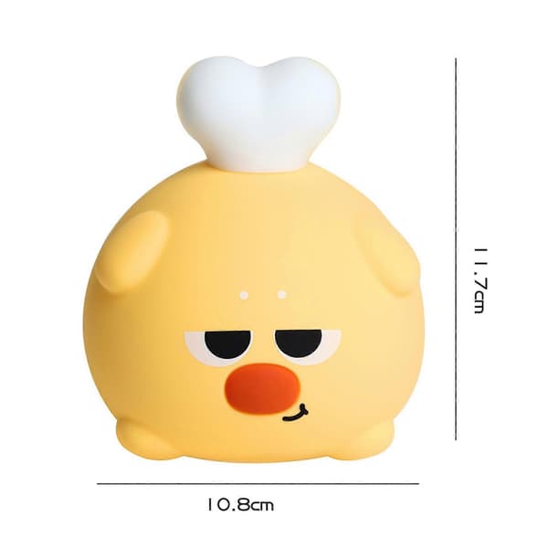 Chicken Leg Night Light LED Bedside Lamp Soft Glow Free Timer Function 3 Brightness Levels LED Lamp Desk Decoration