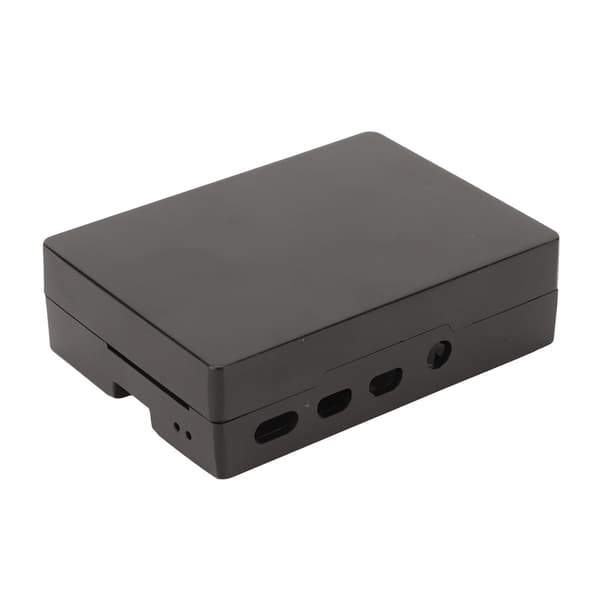 Aluminiumslegering Køleplade Kølekasse Multiple Interfaces til Raspberry Pi 4B Sort