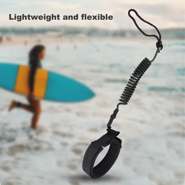 Stand Up Paddle Board Coiled Spring Benreb Surf Leash Sort