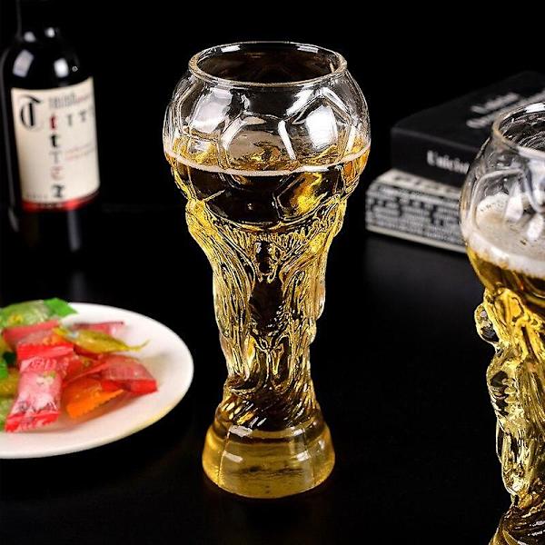 World Cup Design Öl Glas Fotbollsspel Crystal Mug