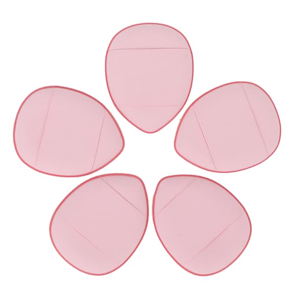 5 stk. bløde, hudvenlige mini-makeup-pudderkvaster til concealer, BB Cream, øjenskygge