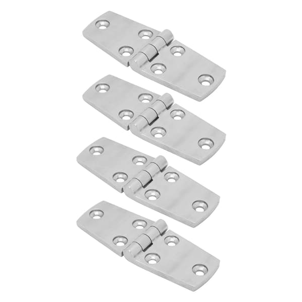 4 stk. Marine Bådlågehængsel 102 mm X 38 mm Rustfrit stål til yachts