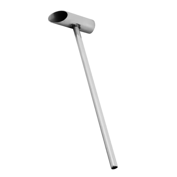 29 cm Marshmallowmaskine-spyd i rustfrit stål, holdbare reservedele