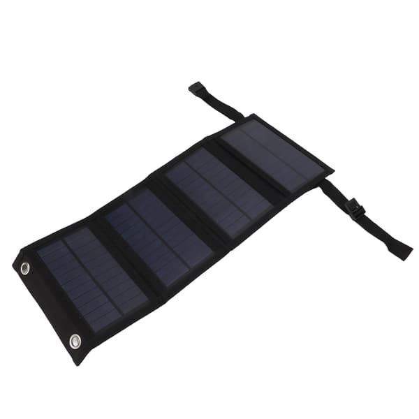 20W 5V Sammenleggbart solcellepanel Bærbar utendørslader for camping Mobil strømbatteri