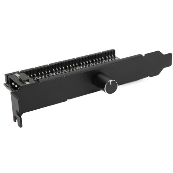 12V 3-pin 4-pin 8-kanals viftehastighetskontroller med knapp for datamaskin CPU-kabinett IDE-grensesnitt
