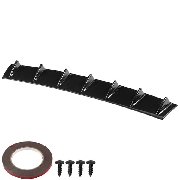 Universal Bil Bakre Støtfanger Chassis Shark Fin Spoiler Vinge Lip Diffuser