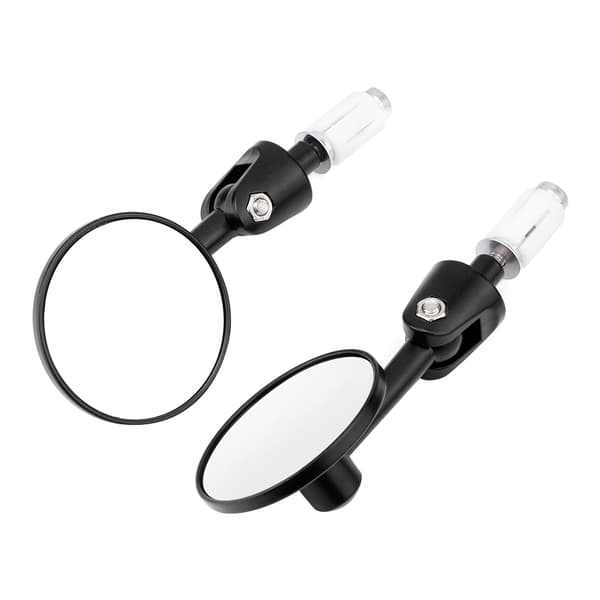 2st Motorcykel Hopfällbart Styre Backspegel 22mm Reflekterande Sidospeglar