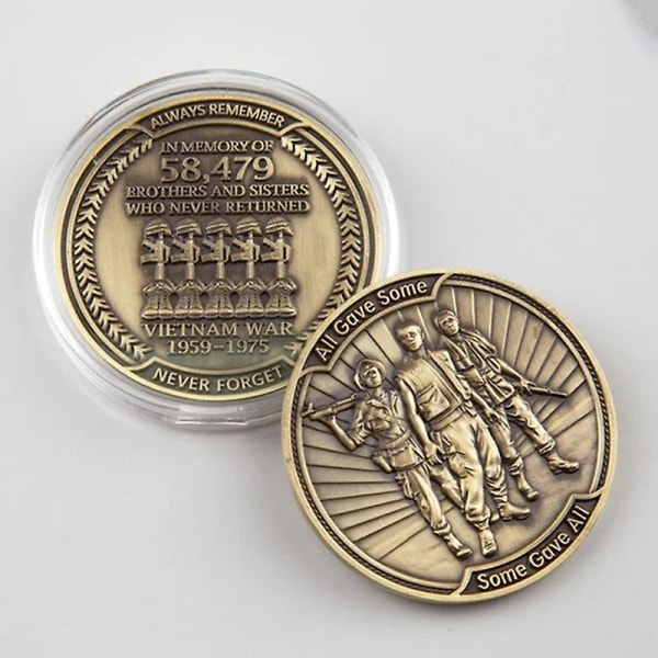 Vietnam Veteran Mønt 1/3 stk Erindringsmøntsamling Kunstgaver Souvenir 1PCS