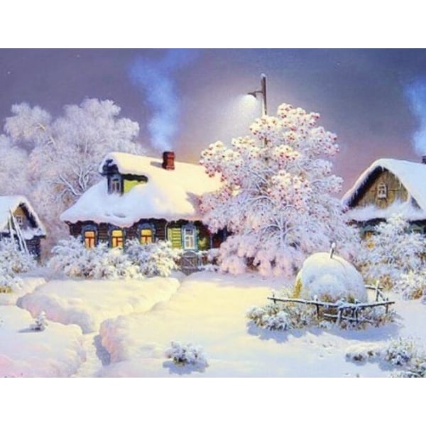 Snow House 5D diamond painting (30*40cm)