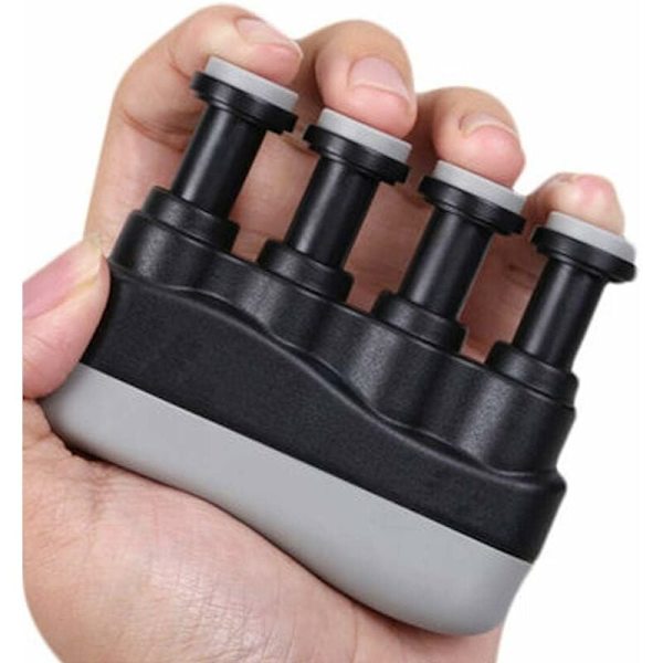 Gitar fingerstyrketrener (svart + grå gul + grå CF-1 voksen) Egnet for hjemmebruk