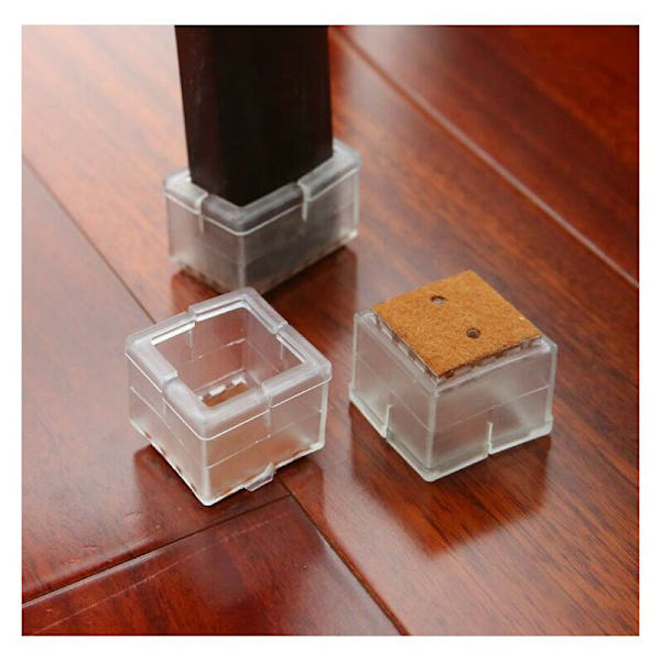 10st nr 8 Anti-Slip Bordsfotsmatta Anti-Slip Gummi Möbelmatta Golvskydd