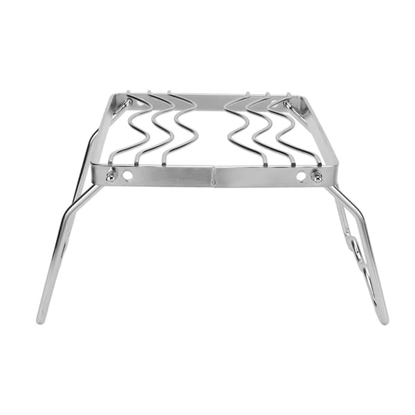 Sammenklappelig Bålgryde Rustfrit Stål Bærbar Udendørs BBQ Picnic Camping Multipurpose