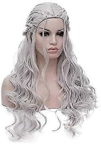 Khaleesi Peruukki Daenerys Targaryen Cosplay (Hopea) Hopea Silver -