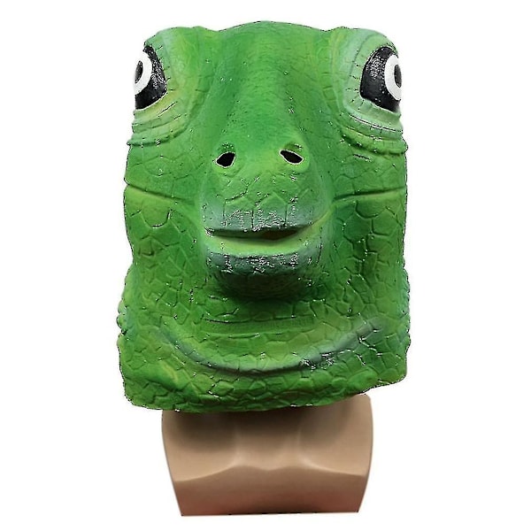 Lizard Päähineet Eläinnaamari Naamio Sarjakuva Halloween Party Cosplay Rekvisiitta