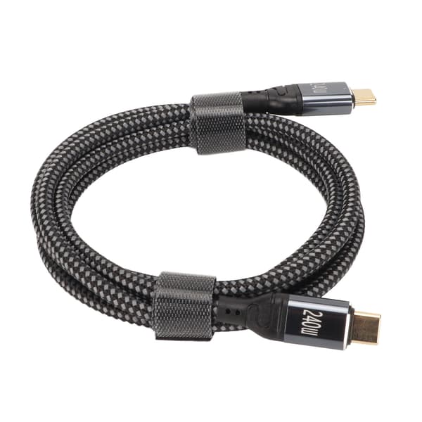 USB C - USB C -kaapeli 240W PD USB 2.0 480Mbps uros-uros datakaapeli 1,5m