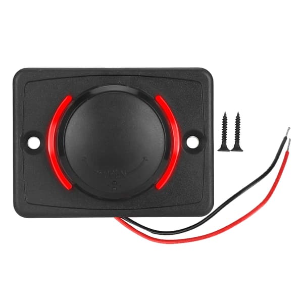 12V 24V 3.1A Dobbelt USB Biloplader Stik LED Rød Sort