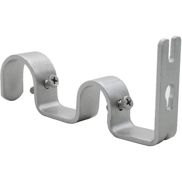 Heavy Duty Gardinstångsfäste Dubbelstångsfäste 1&quot; & 5/8&quot; Stång, ej justerbar, set om 3.
