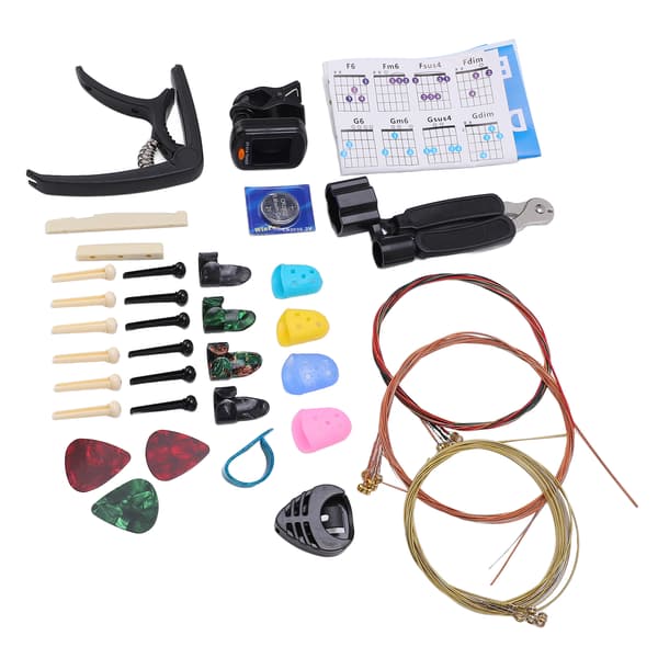 Gitarrtillbehör Kit 3 i 1 Strängbytare Stämapparat Stallpinne