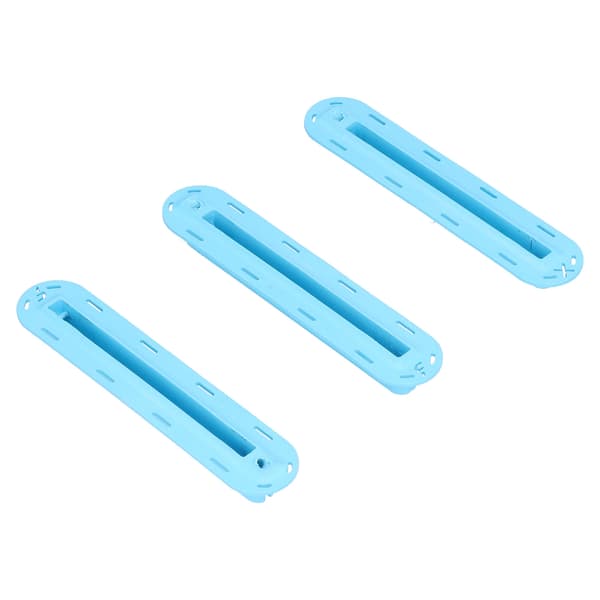 3 kpl Surfboard Fin Plug Base ruuveilla Sininen muovinen evälaatikon tulppa