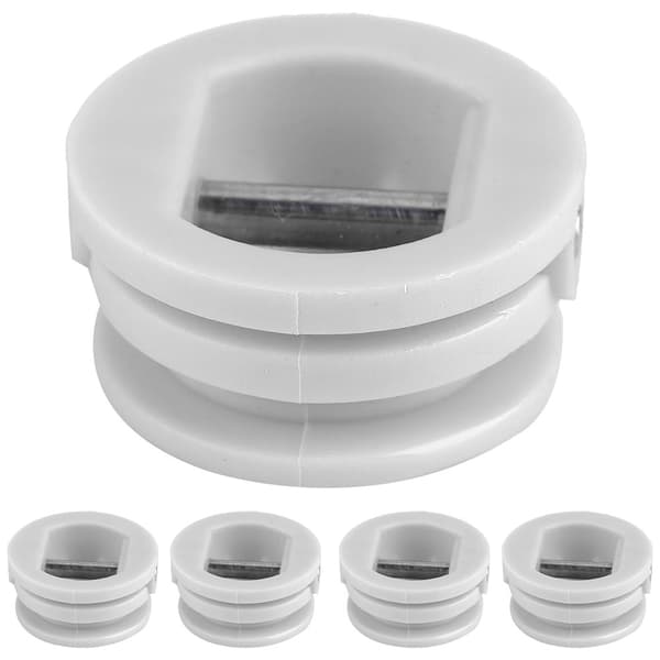 5 stk. 2,5 cm Surfebrett Leash Plug Kajakk Tilbehør Hvit