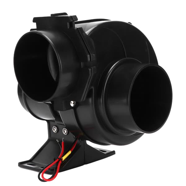 130CFM DC Sort Korrosionsbestandig ABS Marine Ventilationsventilator Båd Bus