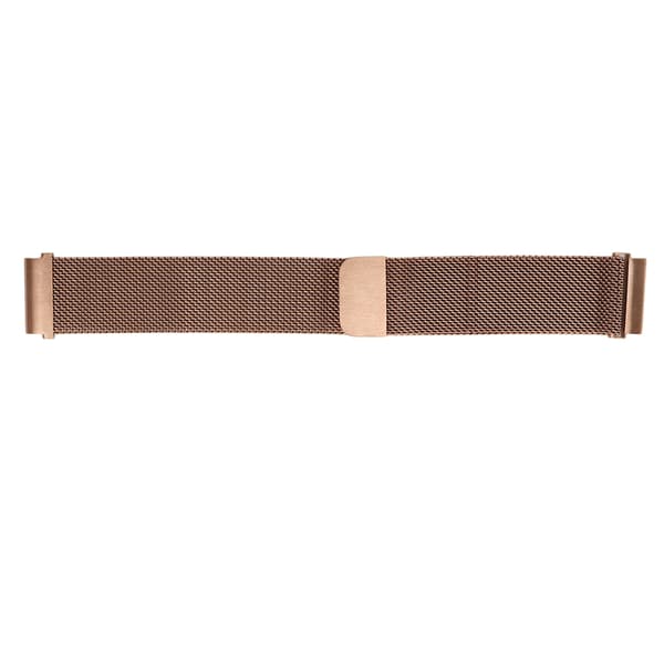 Rustfrit stål 18 mm rosaguld armbånd erstatningsrem til Huawei GT2 Smartwatch
