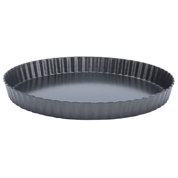 9 tommer Tums Bageform Nonstick Sort Springform Pan Bølgekant Familiebageri