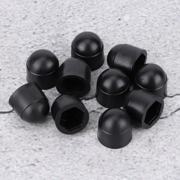 10 stk. M6 Plastisk Sekskantskrue Mutter Hode Dekselsett for JDM Bil