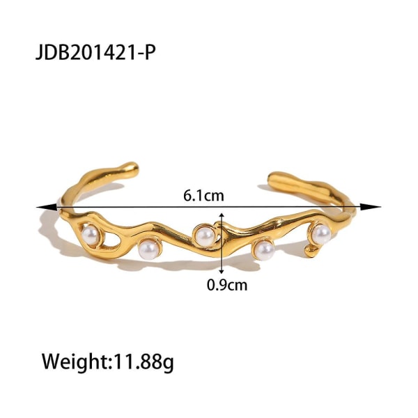 Armbånd Pearl Daily Outfit Metallic Element B1510 JDB201421-P