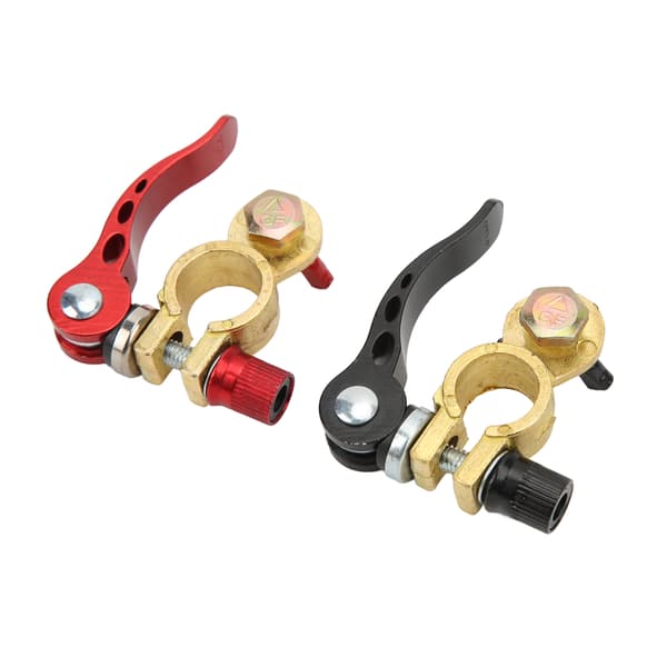 2 stk. Batteri Quick Release Terminal 16-18mm Positiv Negativ Universal Connector til Automobiler RV'er Både