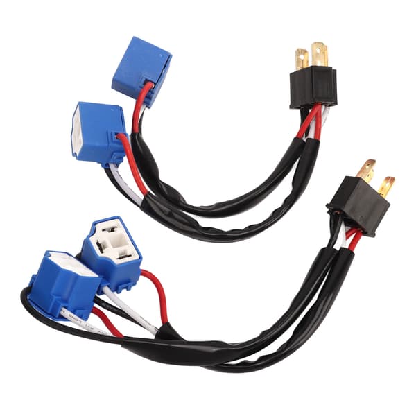 2 stk. H4 9003 ledningsnetstik han til hun 2-vejs splitter ledningsnet til lastbil pickup LED ledningsnetstik