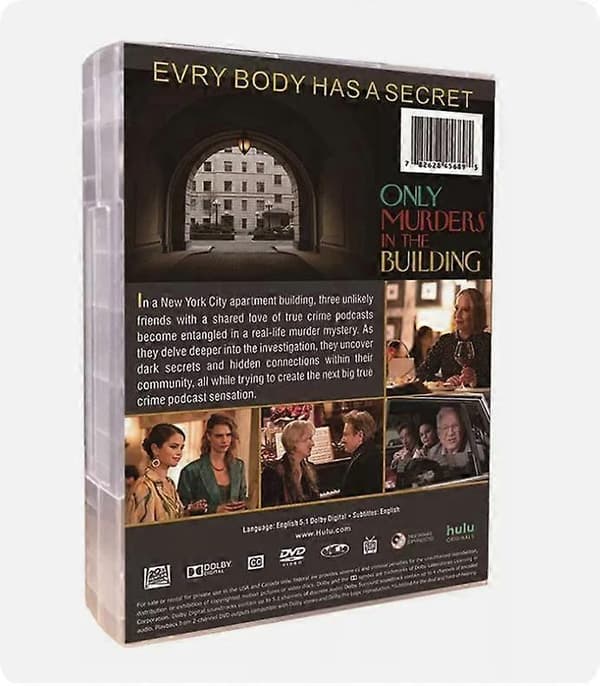 Only Murders in the Building Sæson 1-4 DVD 8-Disc engelsk version