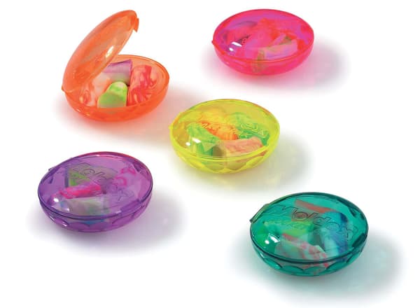 7802 2 par tennplugger ørepropp lomme pakke - eske med 100 pakker (200 par)