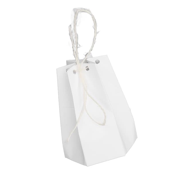 50 Set Hexagonala Presentaskar av Kraftpapper med Snöre DIY Bröllopspresentförpackning HMS2212121
