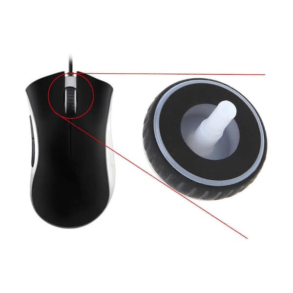 Original musehjulruller for Deathadder 2013 6400dpi Edition Mus Tilbehør Erstatningsdel Passer Musehjul