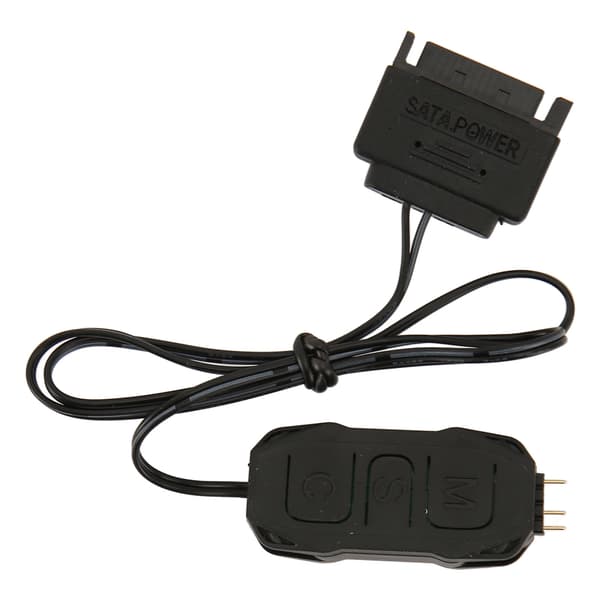 ARGB PC-blæsercontroller 5V 3Pin SATA-strøm Auto hastighed lysstyrke Mini