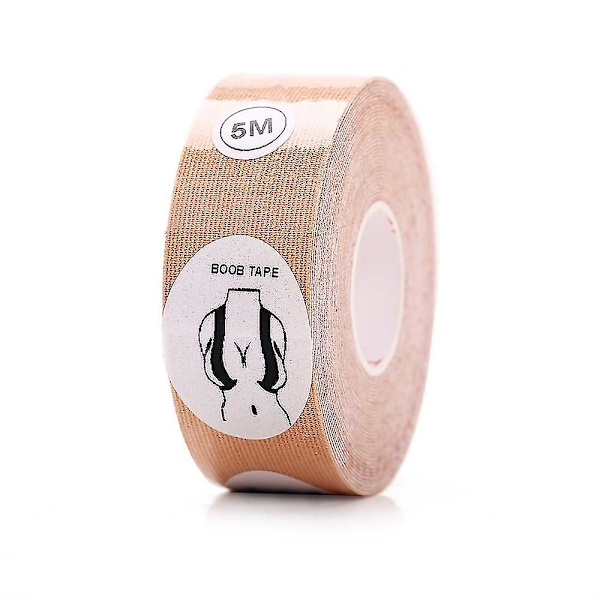 Brystpude med brystpude Push Up usynlig klistermærke Apricot S - 2.5CM x 5.0M