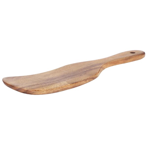 Träspatel i teak för köksredskap 23x5cm