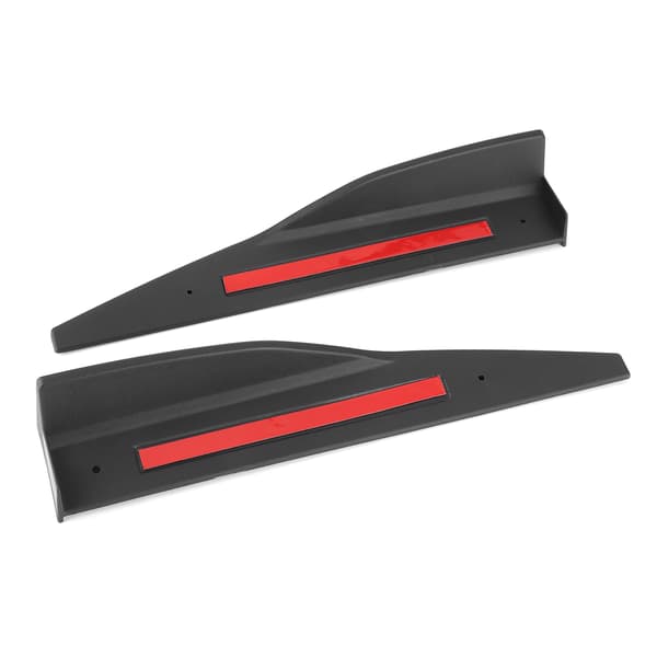 Ford Mustang Roush 2015 Plus Svarta Sidokjolar Tröskel Splitters Diffuser Winglet