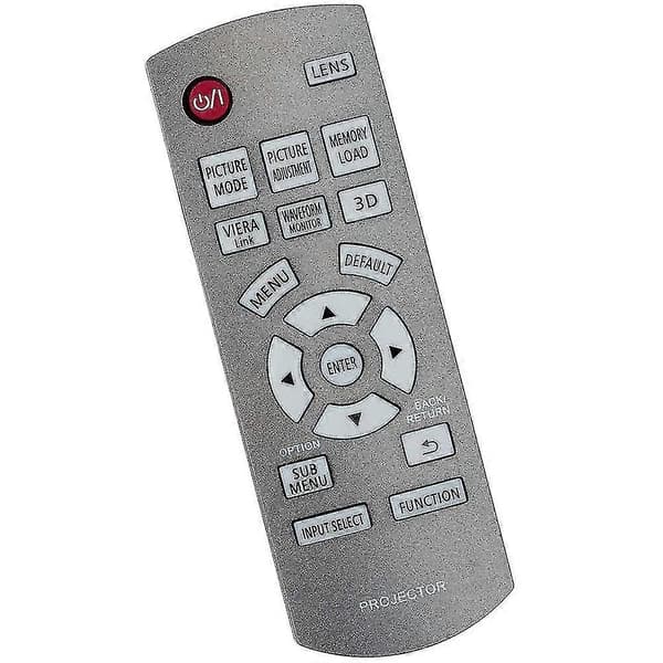 Panasonic PT-AT5000E PT-AE7000 Projektor Erstatningsfjernkontroll N2QAYB000680 Mörkgrå