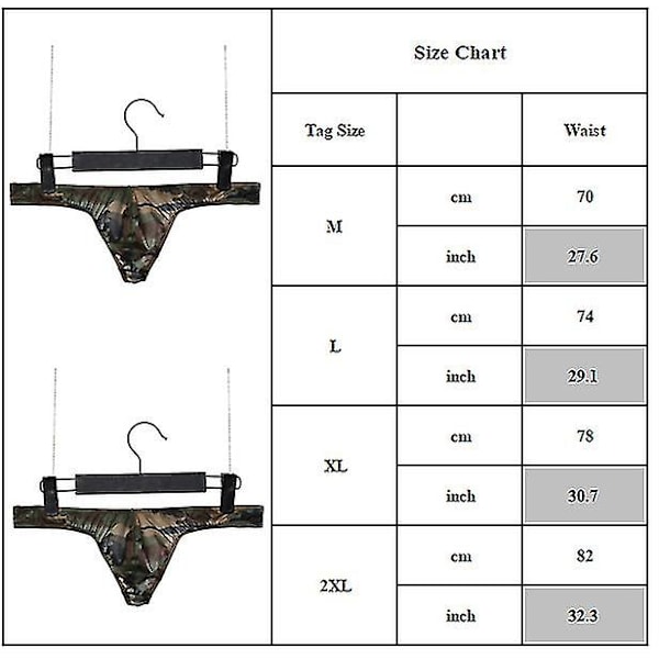 Miesten Sexy Low Rise stringit G-String Bikini Housut Alushousut M