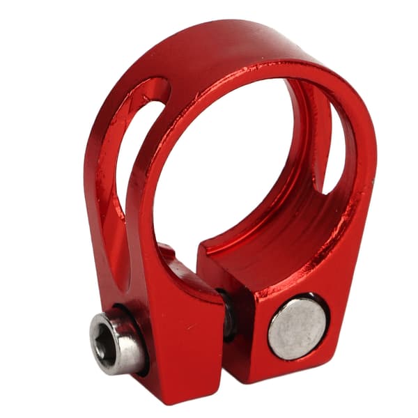 Rød Letvægts Rustfri Cykelsaddelklampe med Quick Release 2-pak