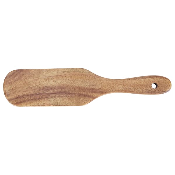 Träspatel i teak för köksredskap 23x5cm