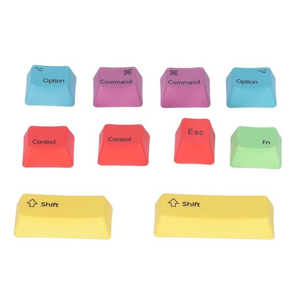 PBT Keycaps Lyse Farger Termisk Sublimering Erstatningstaster