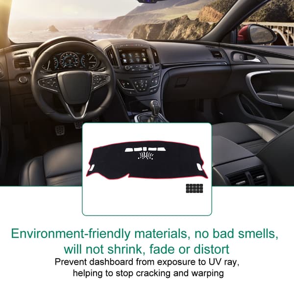 Buick Regal 2009 2016 Dashborddeksel Dash Mat Solskjerm