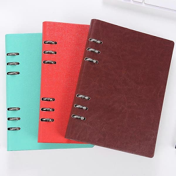 A5/A6 PU Notesbog Løsbladet Dagbog Forretningsjournal Planlægger Organizer 1