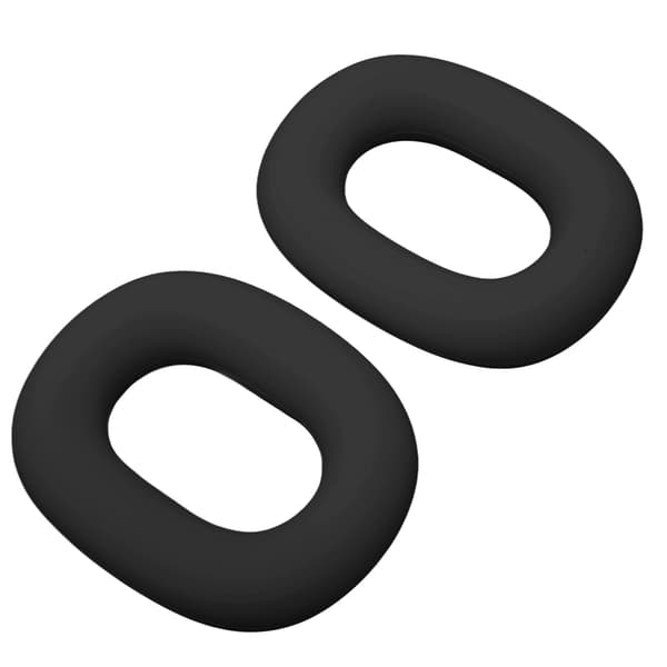 Erstatningsøreputer for headset, silikon, svettebestandige øreputer for IOS Earbuds Max, svart