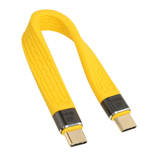 USB C til USB C FPC-kabel 100W PD Hurtiglading 5A 40Gbps Dataoverføring for Huawei Xiaomi