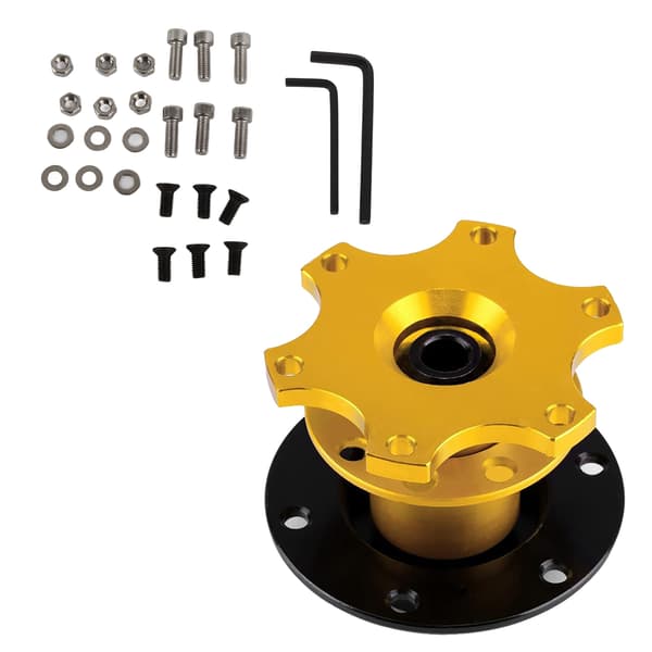 Gyllene Universal Bilratt Nav Adapter Snabbkoppling Snap Off Boss Kit