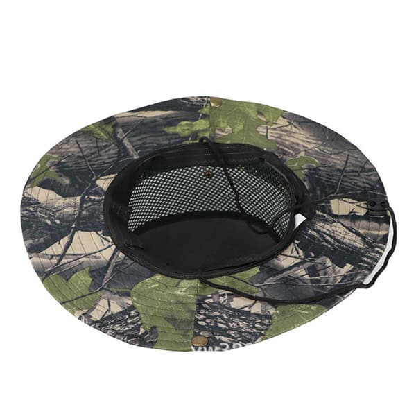 Andas Khaki Camouflage Boonie Hat med Mesh-panel